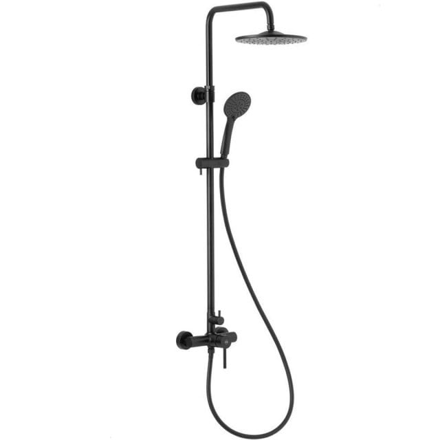 KFA Deszczownica MOZA z baterią natryskową mieszaczową czarna 5036-91