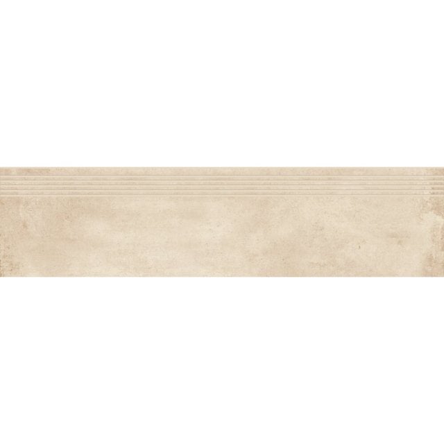 Gres szkliwiony stopnica DIVERSO beige mat 8mm 29,8x119,8 gat. I