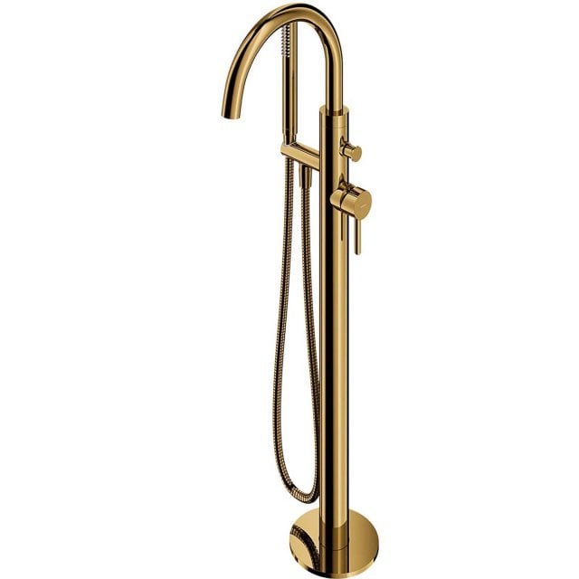 OMNIRES Bateria wannowa Y wolnostojąca złoty połysk Y1233-SGL