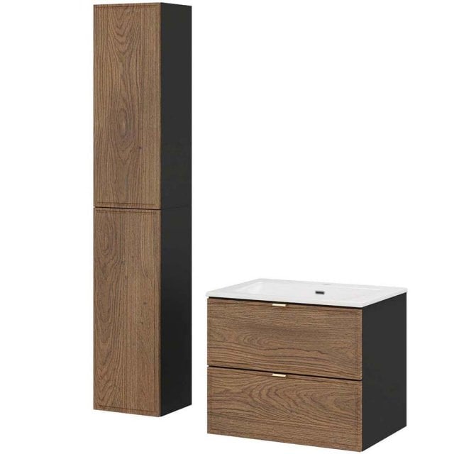 COMAD Zestaw mebli TALIA CASELLA szafka z umywalką SKY WHITE 60 cm, 2