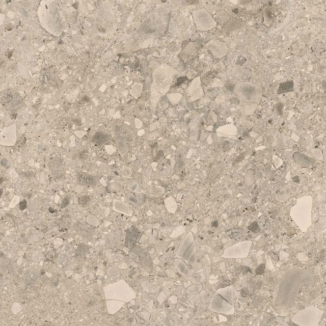 Gres szkliwiony CANDY TERRAZZO NUOVO taupe mat 59,8x59,8 gat. II
