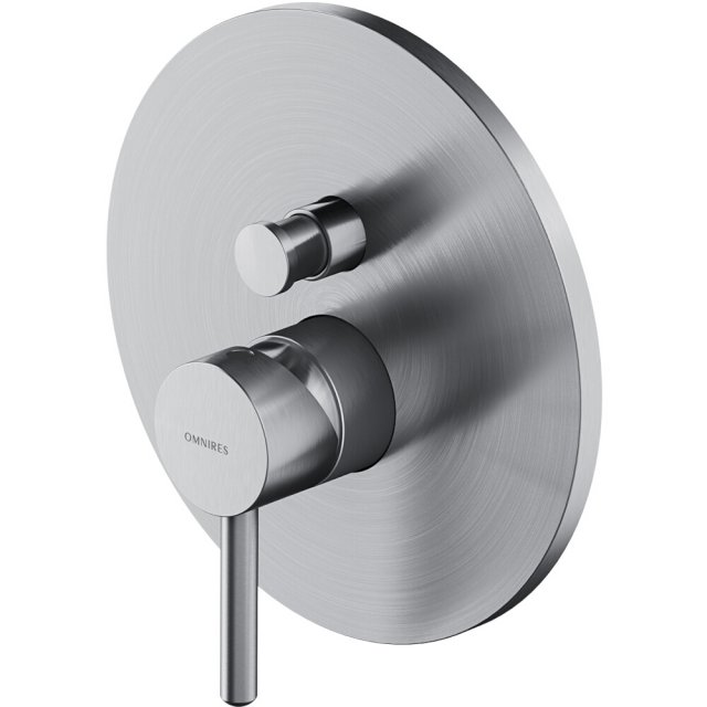 OMNIRES Bateria prysznicowo-wannowa Y podtynkowa nikiel szczotkowany