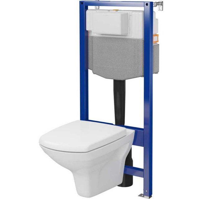 CERSANIT Zestaw podtynkowy AQUA PLUS mechaniczny z miską CARINA i des