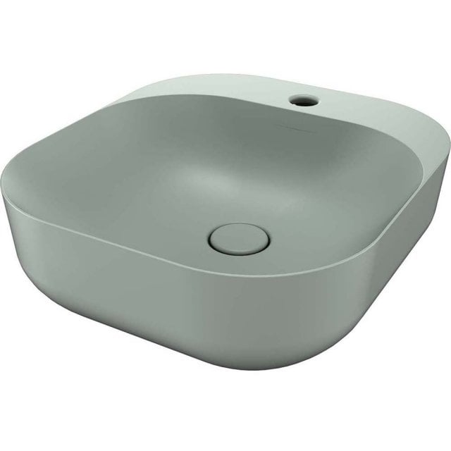 SDR CERAMICHE Umywalka nablatowa POOL 3 VERDE 47x42 z korkiem V.K3