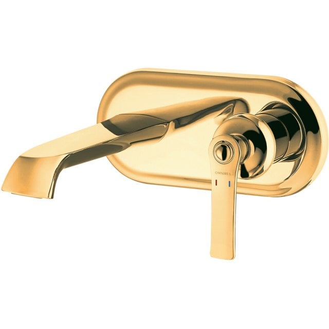 OMNIRES Bateria umywalkowa ARMANCE podtynkowa złota połysk AM5215GL