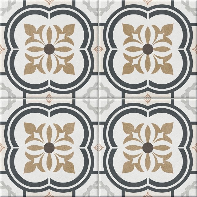 Gres szkliwiony FLAVORI patchwork multicolour mat 42x42 gat. I Cersan