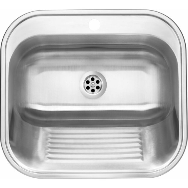 DEANTE Zlewozmywak gospodarczy 1-komorowy 55 - wpuszczany lub mocowan