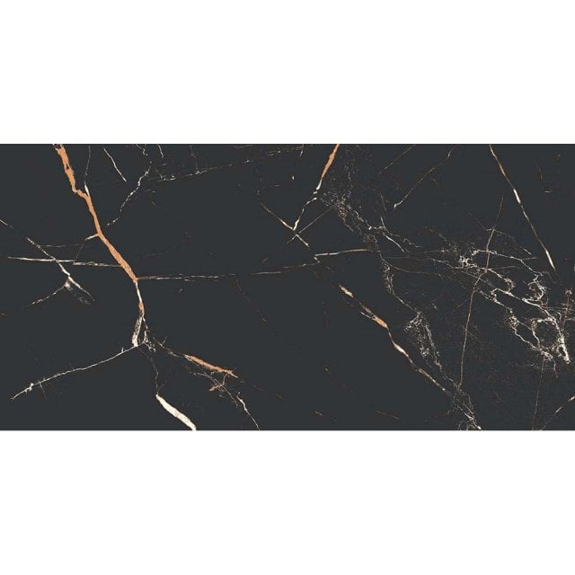 Gres szkliwiony MARIE SHOW black mat 59,8x119,8 gat. I Cersanit