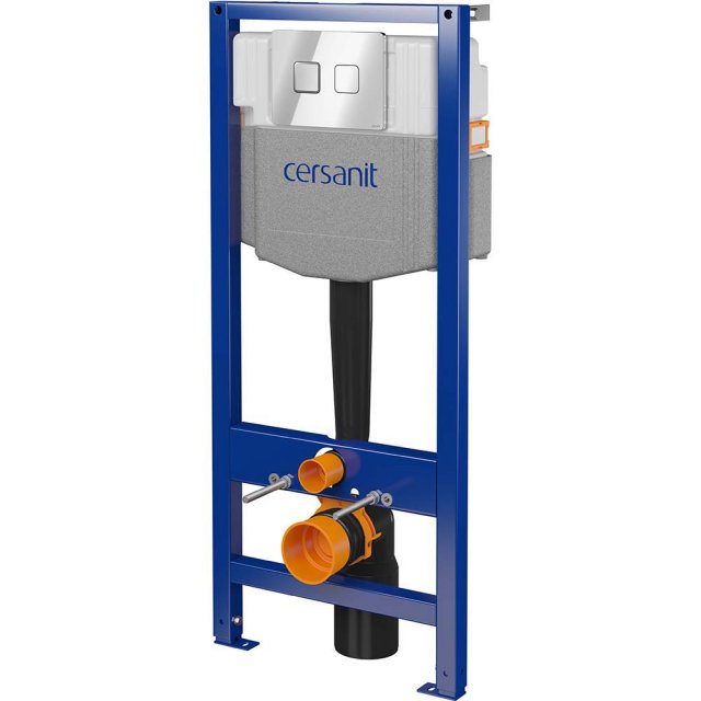 CERSANIT Stelaż podtynkowy SYSTEM 50 pneumatyczny przycisk sq chrom S