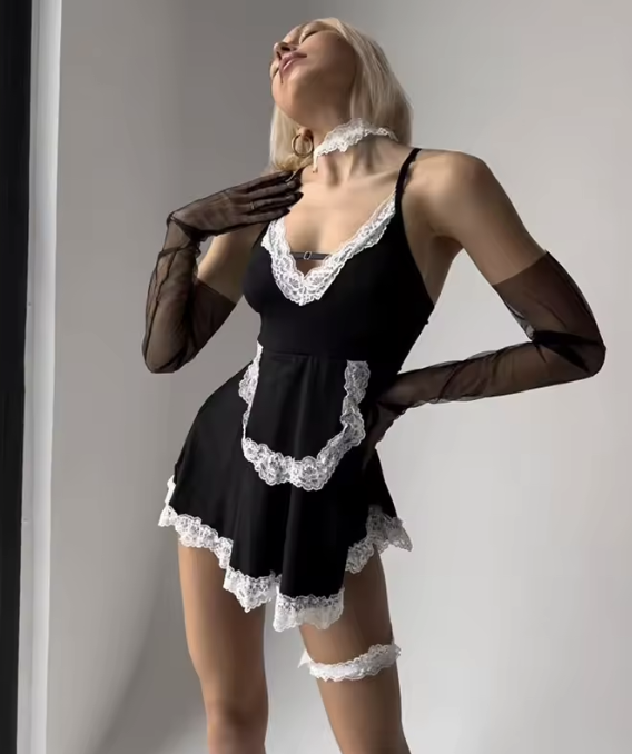 Komplet francuska pokojówka przebranie 303