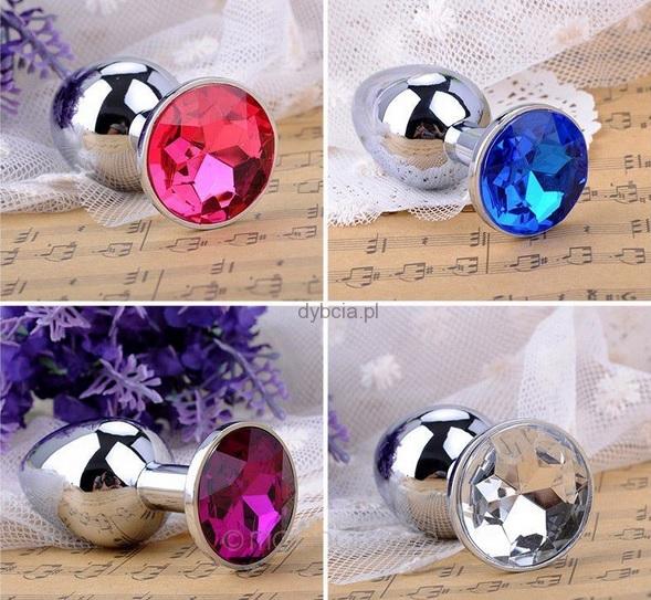 Korek analny z kryształkiem MAŁY