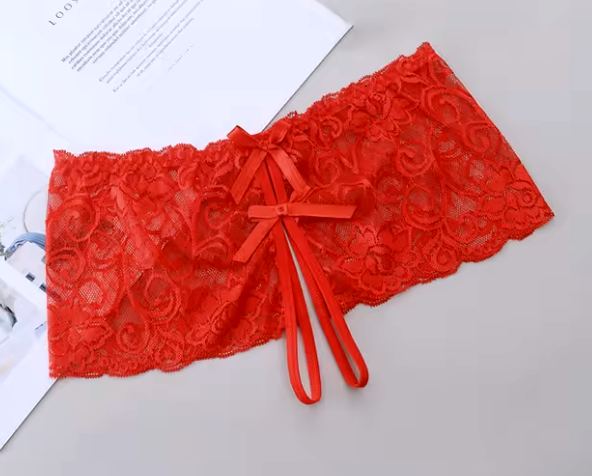 Majtki damskie z otwartym krokiem E318