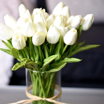 TULIPAN tulipany 10 sztuk kwiaty jak żywe lux