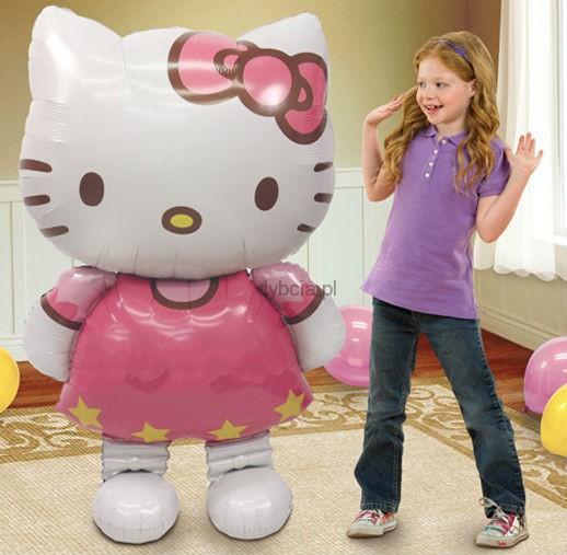 HELLO KITTY BALON DUŻY 116x68CM NA URODZINY PARTY