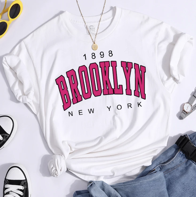 T-shirt damski Brooklyn New York L03