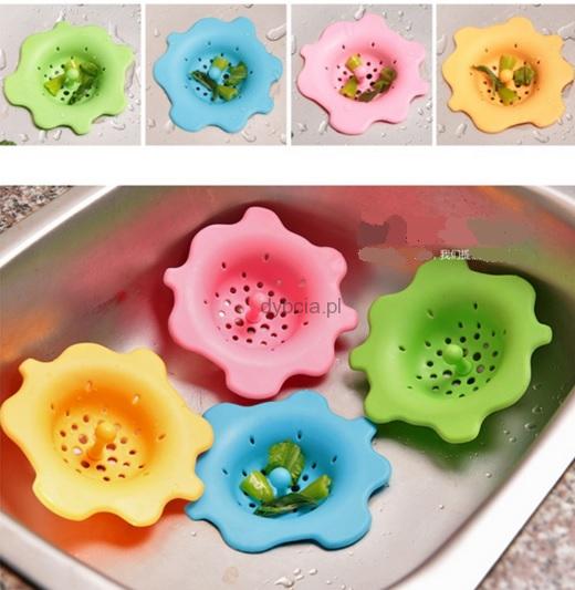 Silikonowe Cedzaki do umywalek 4 kolory