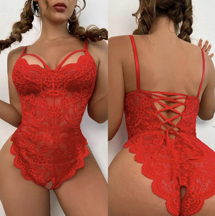 Body erotyczne z otwartym krokiem paski E251