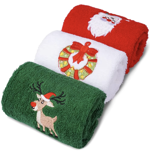Zestaw 3 świątecznych ręczników
