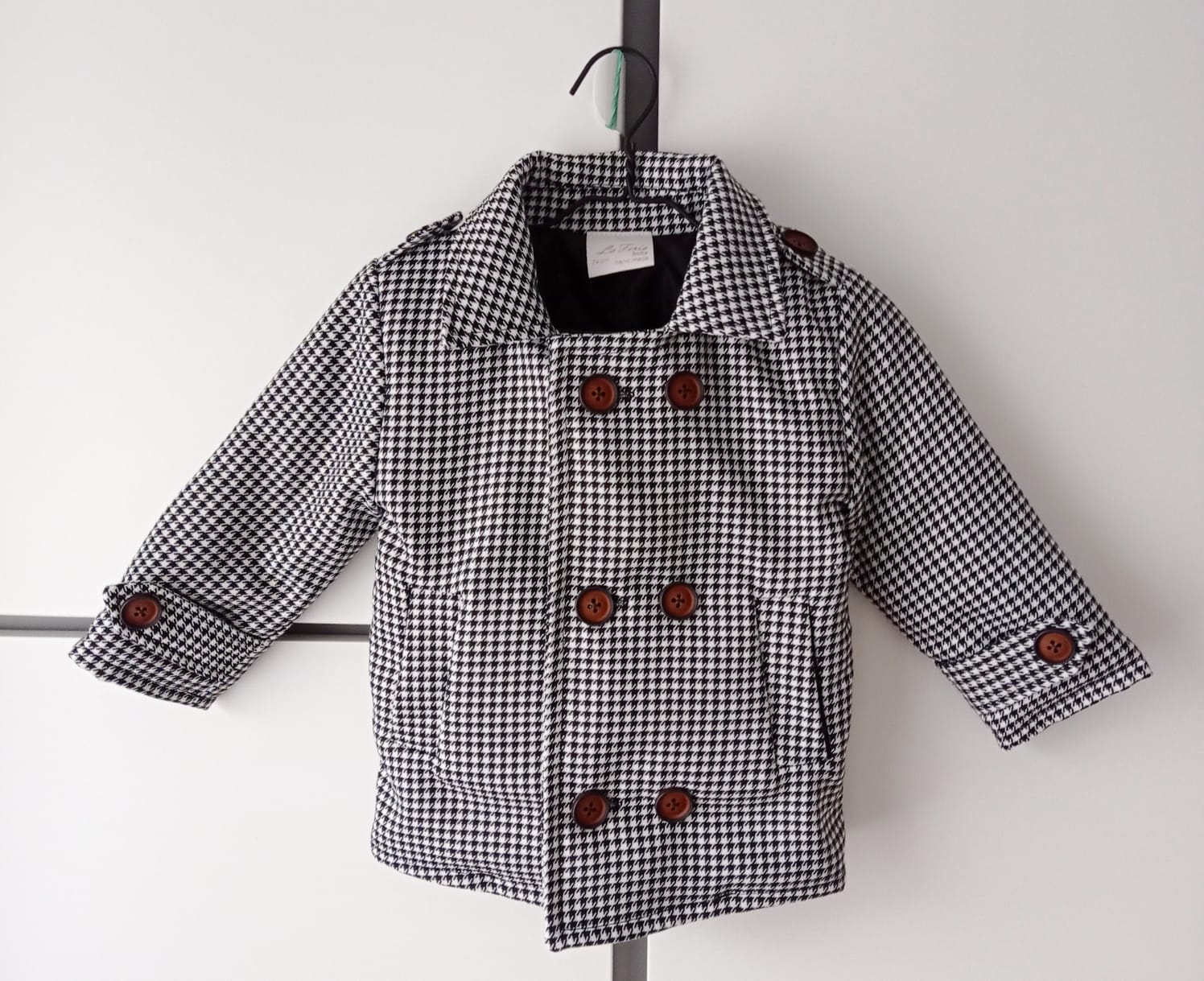 LaFerio Pepito Płaszczyk elegancki chłopięcy do chrztu