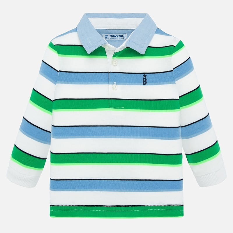 MAYORAL 1155 Koszulka Polo w paski dla chłopca