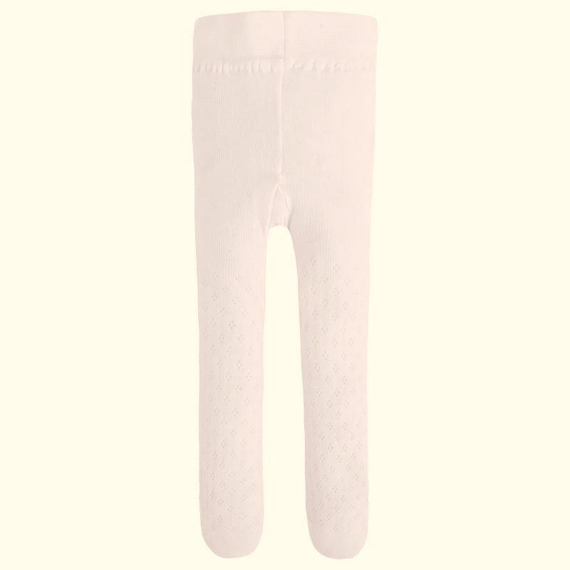 Rajstopy ecru do chrztu unisex całoroczne