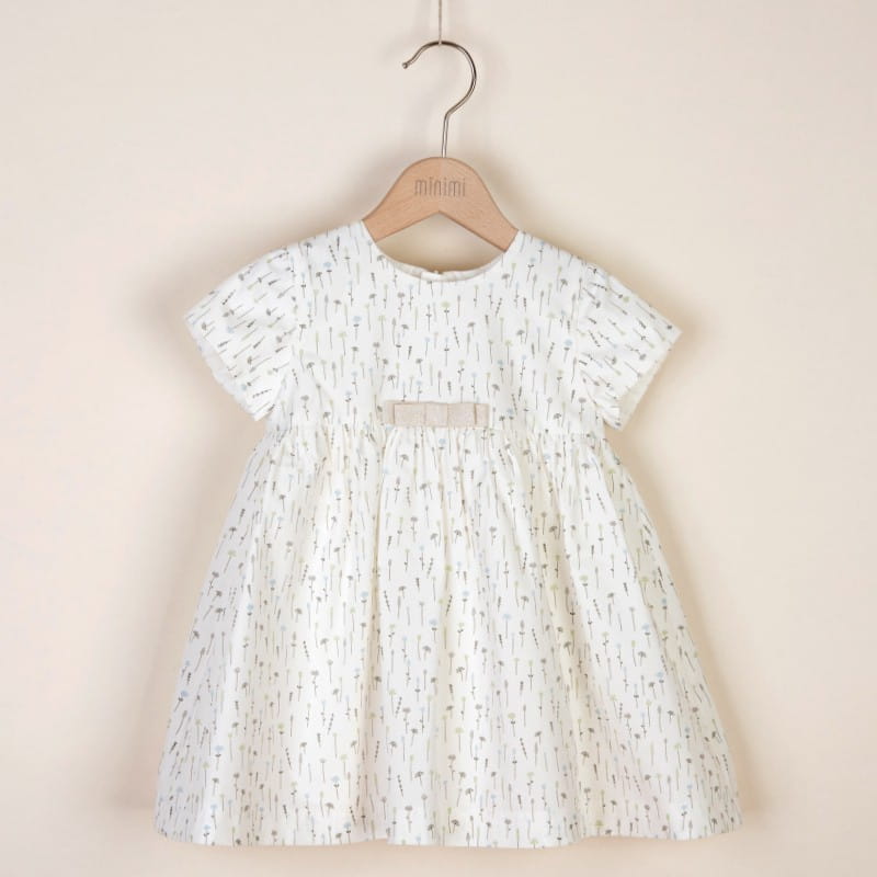 Sukienka dla dziewczynki kwiatuszki 40/20 (1)