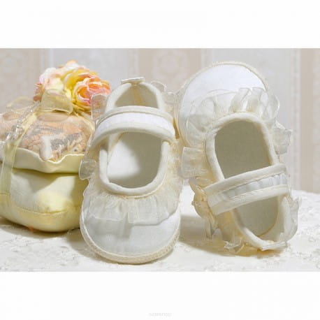 Buciki dla dziewczynki atłasowe