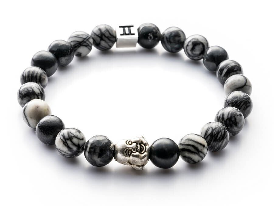 Bransoletka Gemini Classic Buddah Grey C12-G