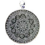 Tarcza słońca (40 mm) - grawerowana w kamieniu