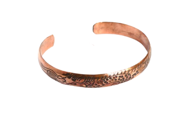 Bransoletka miedziana - Smok