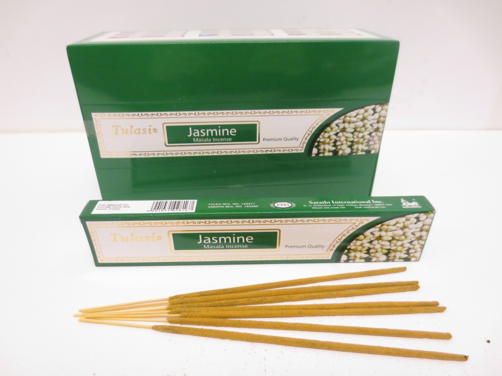 Kadzidełka TULASI Jasmine (jaśmin) - 15g