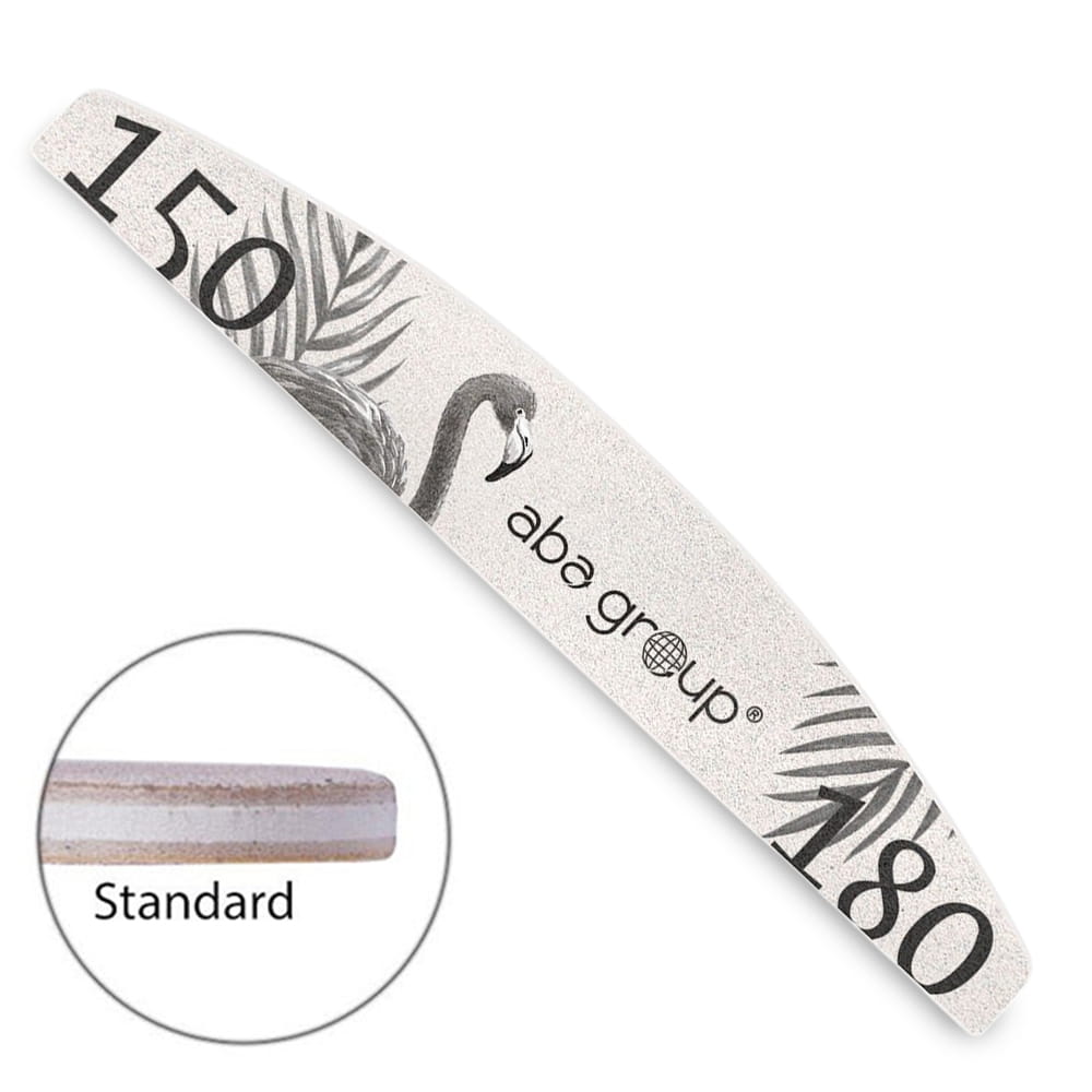 Pilnik do paznokci Standard łódka 150/180 Aba Group Flaming