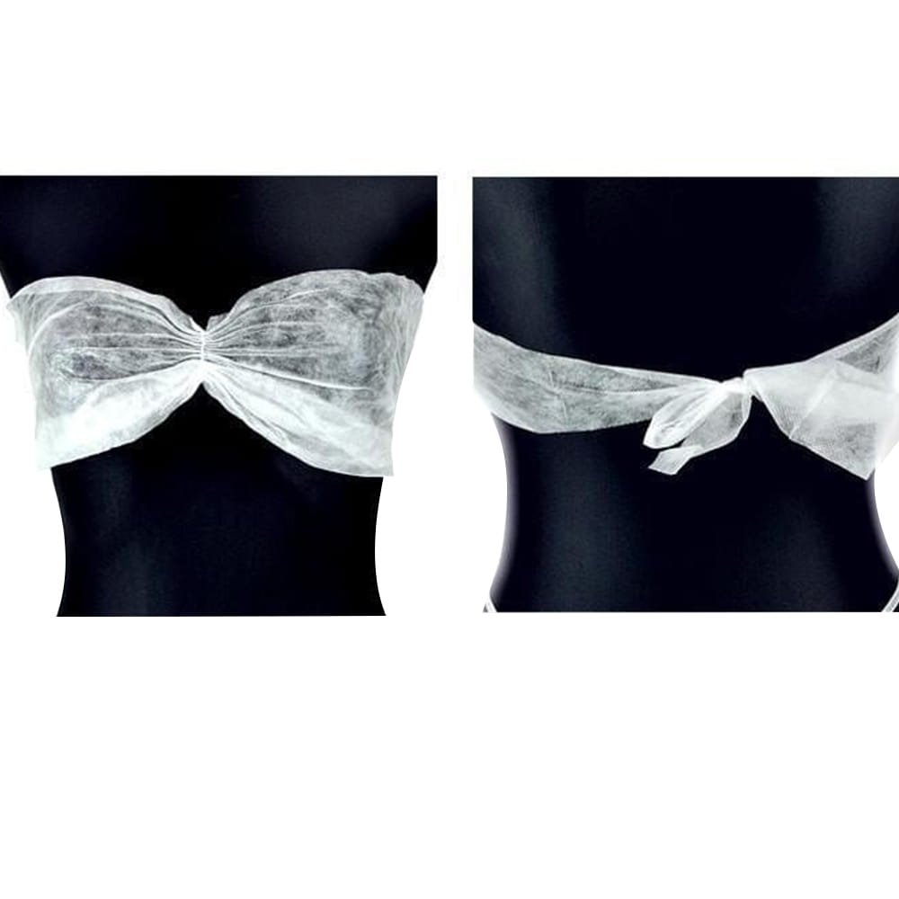 Jednorazowy biustonosz z włókniny opakowanie 10 szt