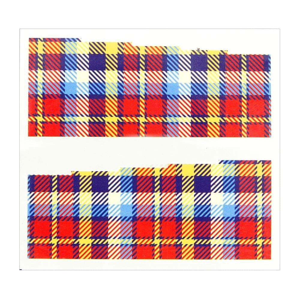 Naklejki wodne do paznokci arkusz 7 x 6,5 cm na 10 palców Nr c147