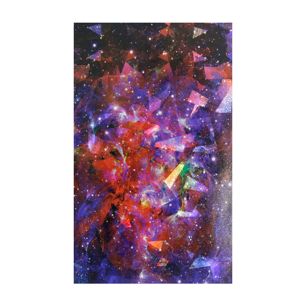 Naklejka do paznokci Laser effect samoprzylepna arkusz 8 cm x 5 cm Nr 162