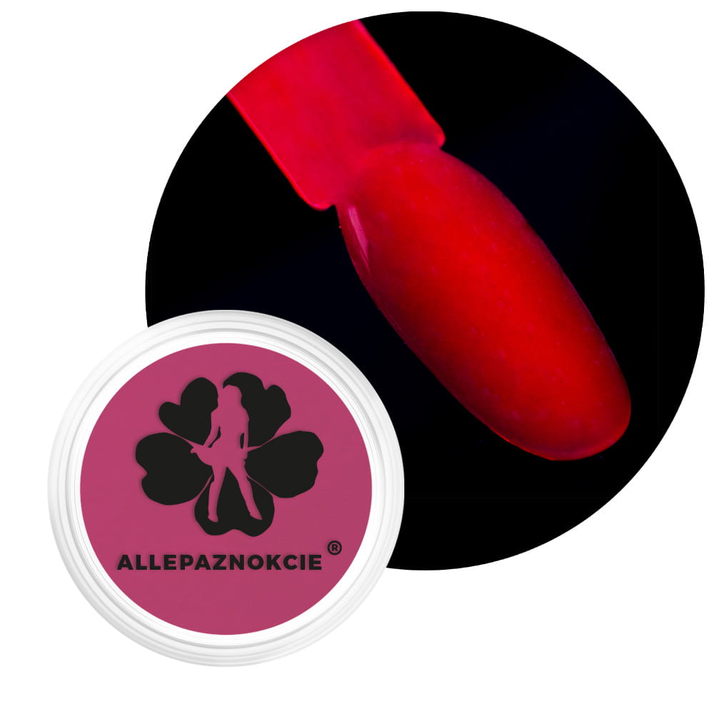 Pigment neonowy do paznokci w proszku Neon UV Pigment Allepaznokcie słoiczek 0,6 g Nr 10