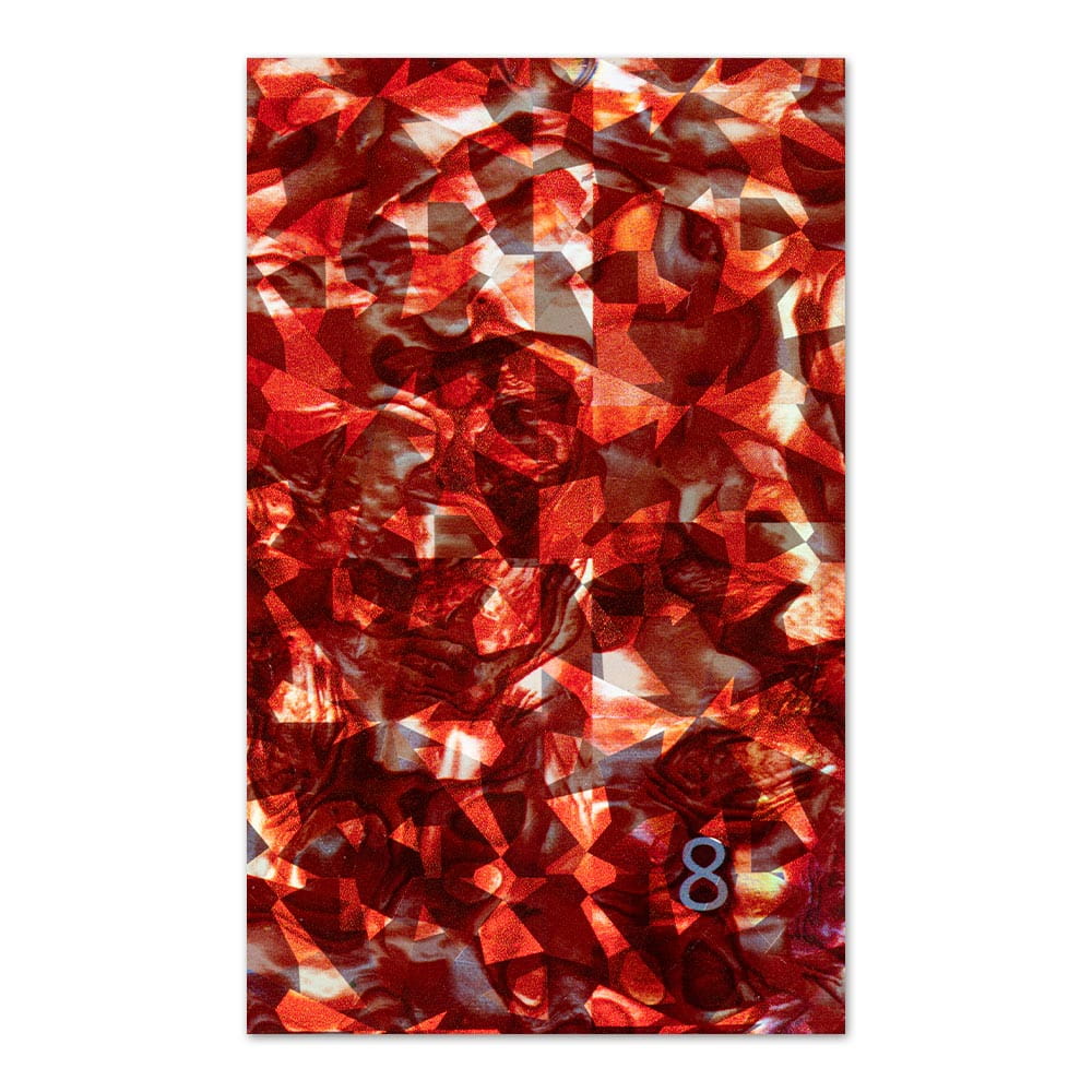 Naklejka do paznokci Laser effect samoprzylepna arkusz 8 cm x 5 cm Nr 10