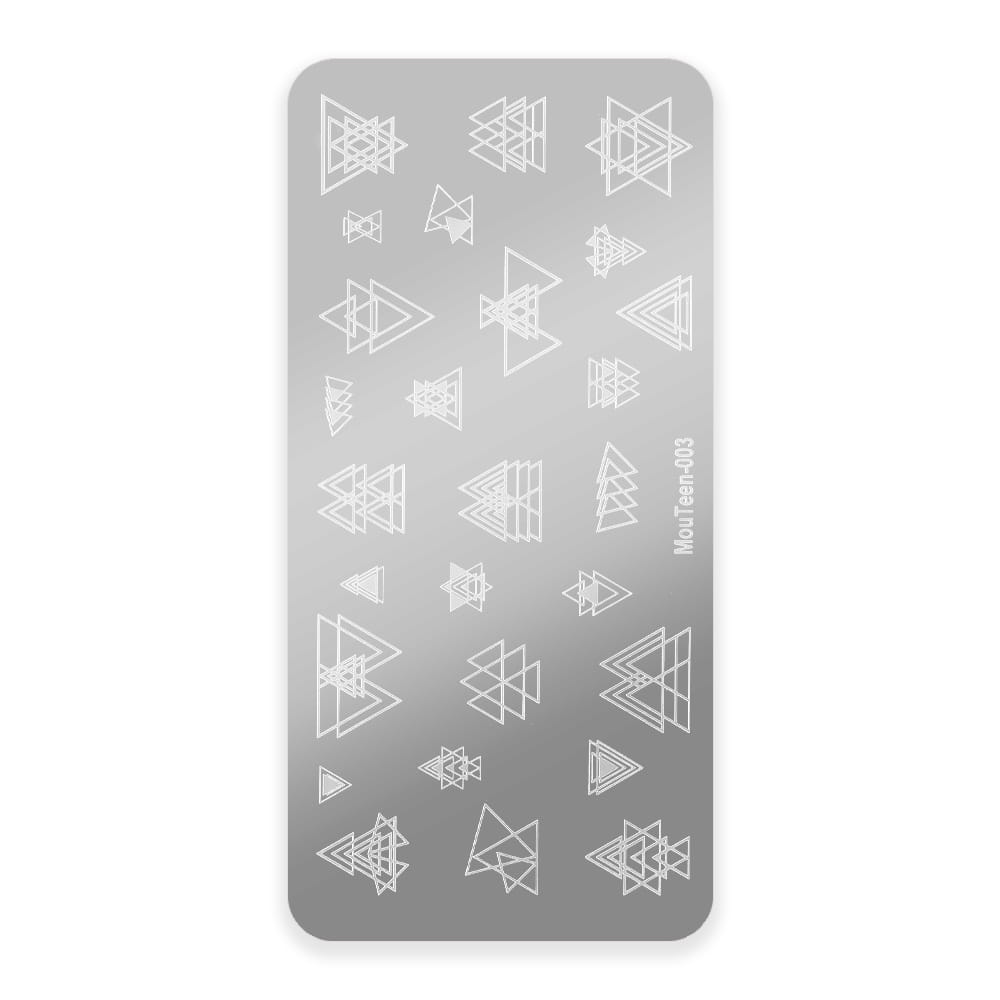 Blaszka do stempli ze wzorkami Mouteen Nr 003