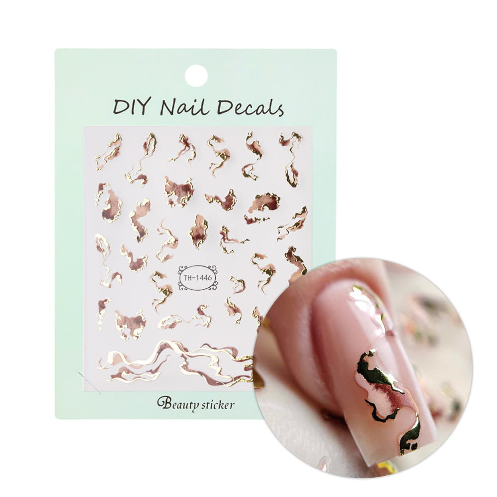 Naklejki do paznokci samoprzylepne wzory TH-1446