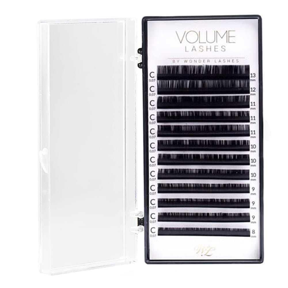 Rzęsy na pasku volume metoda objętościowa Wonder lashes c 0,07 8 15 mm