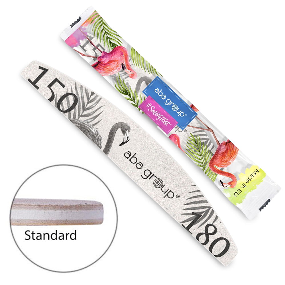 Pilnik do paznokci Bezpieczny Pakiet Standard łódka 150/180 Aba Group Flaming