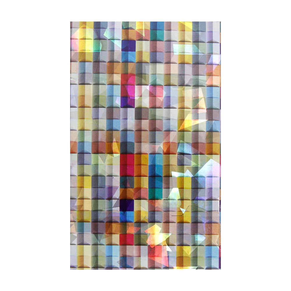 Naklejka do paznokci Laser effect samoprzylepna arkusz 8 cm x 5 cm Nr 214