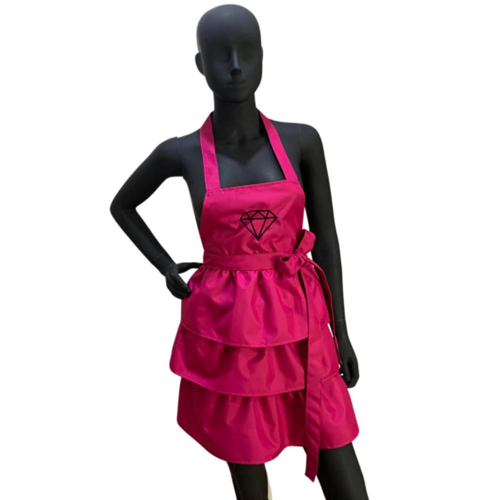 Fartuszek kosmetyczny Diamond Dance Fuksja