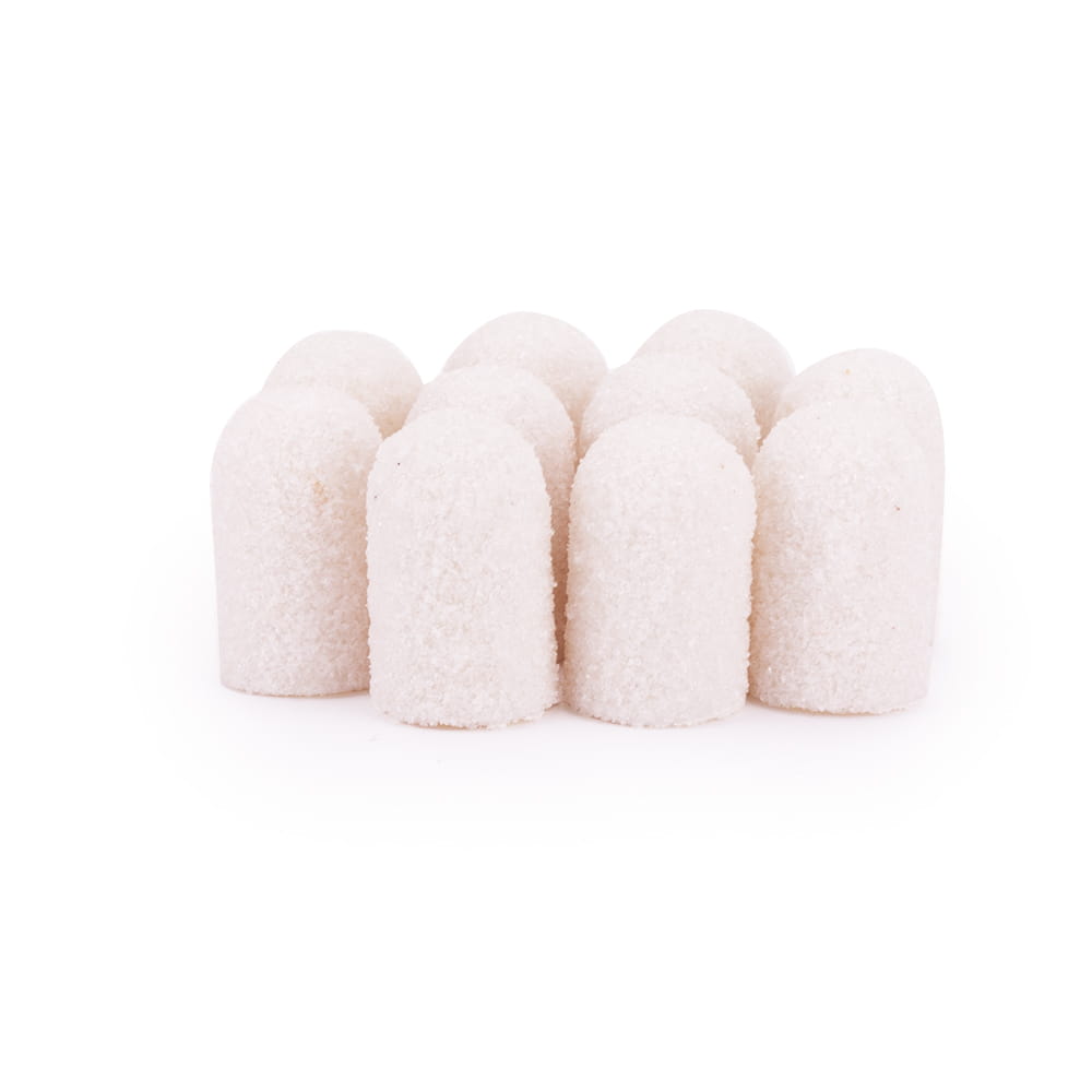 Kapturki do pedicure 7 mm gradacja 80 10 szt ABS Podo AlleMed Biały White