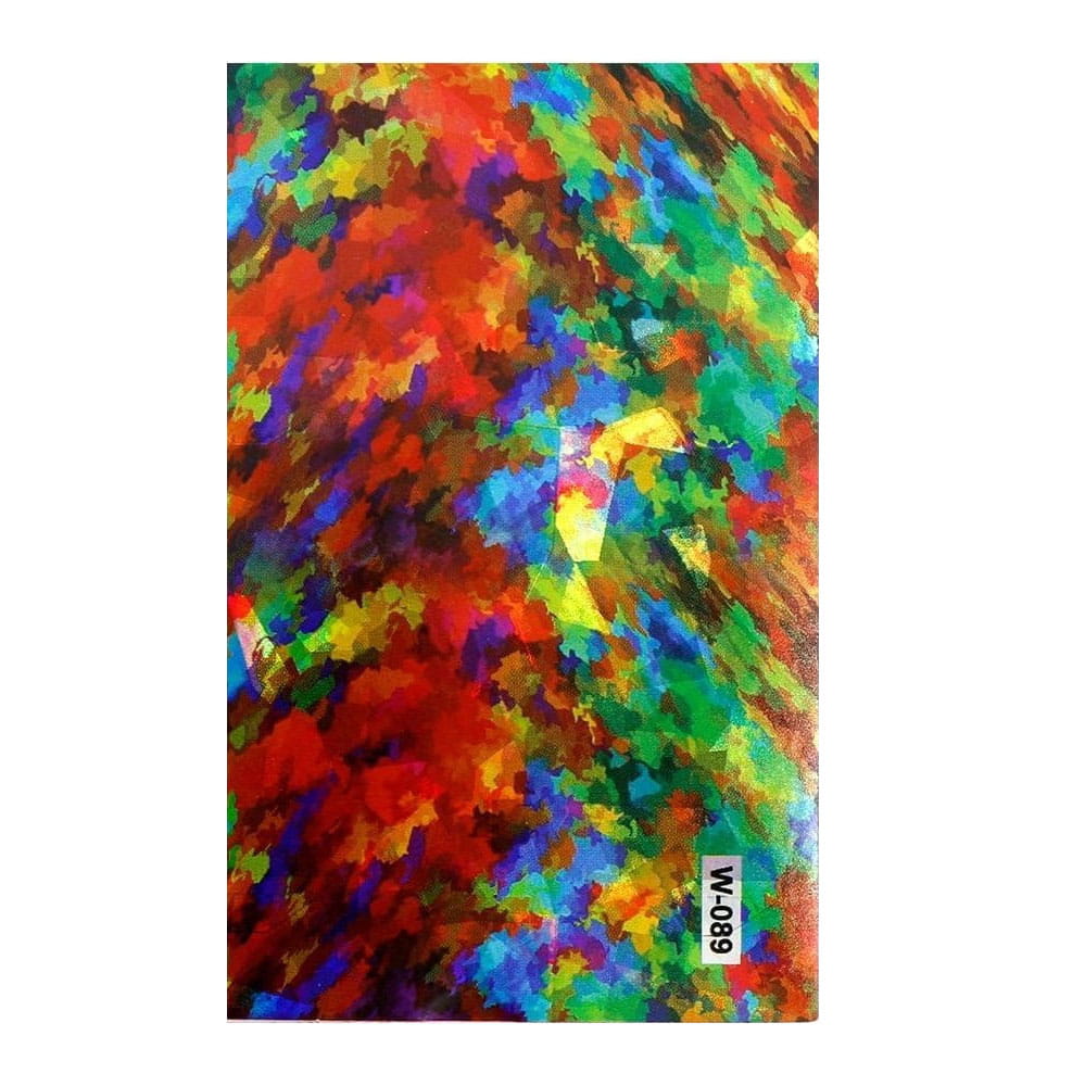 Naklejka do paznokci Laser effect samoprzylepna arkusz 8 cm x 5 cm Nr 295