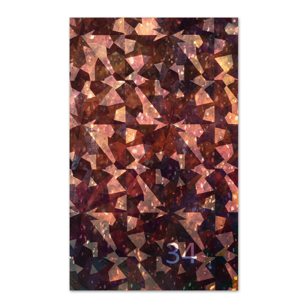 Naklejka do paznokci Laser effect samoprzylepna arkusz 8 cm x 5 cm Nr 15