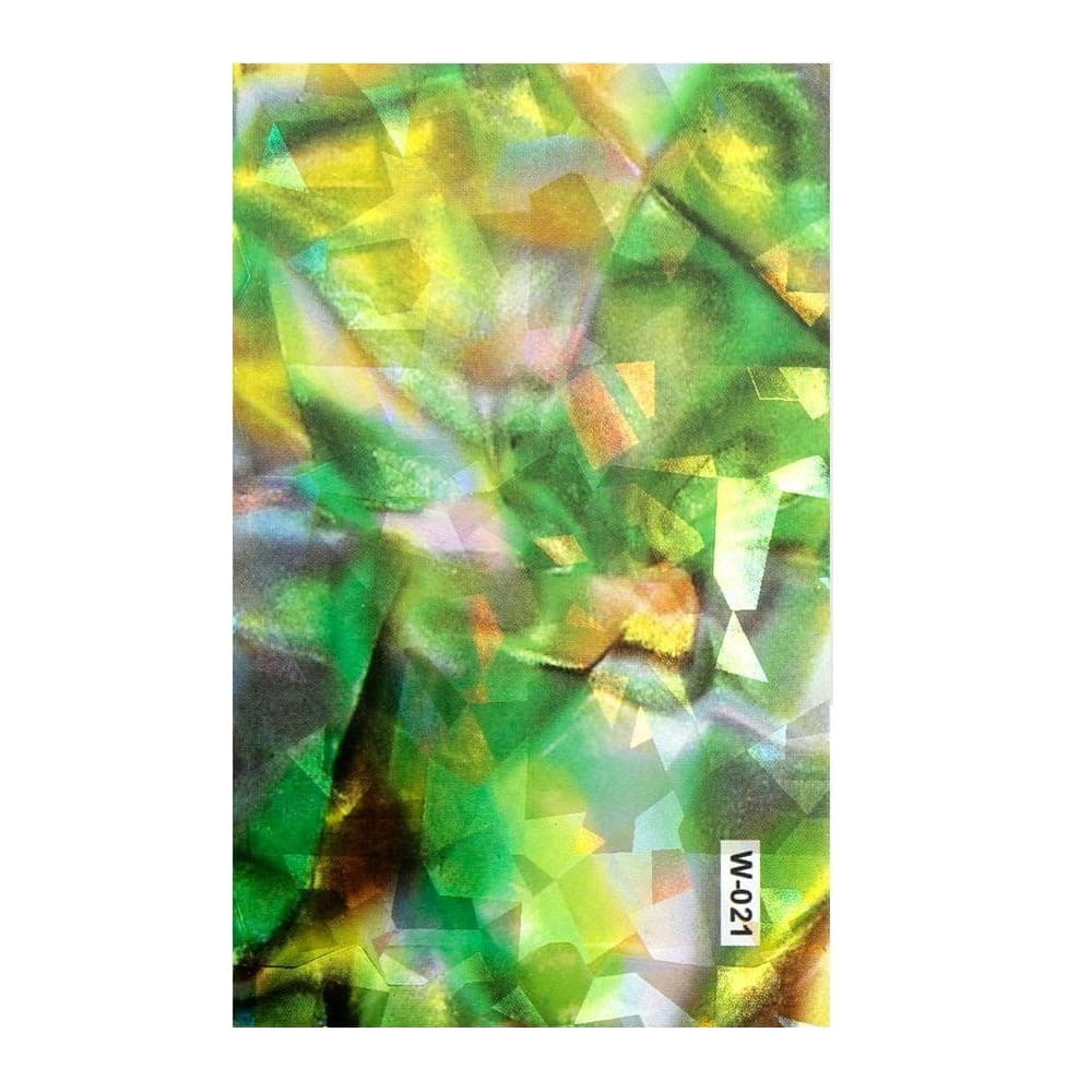 Naklejka do paznokci Laser effect samoprzylepna arkusz 8 cm x 5 cm Nr 297