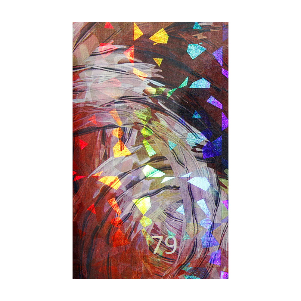 Naklejka do paznokci Laser effect samoprzylepna arkusz 8 cm x 5 cm Nr 59