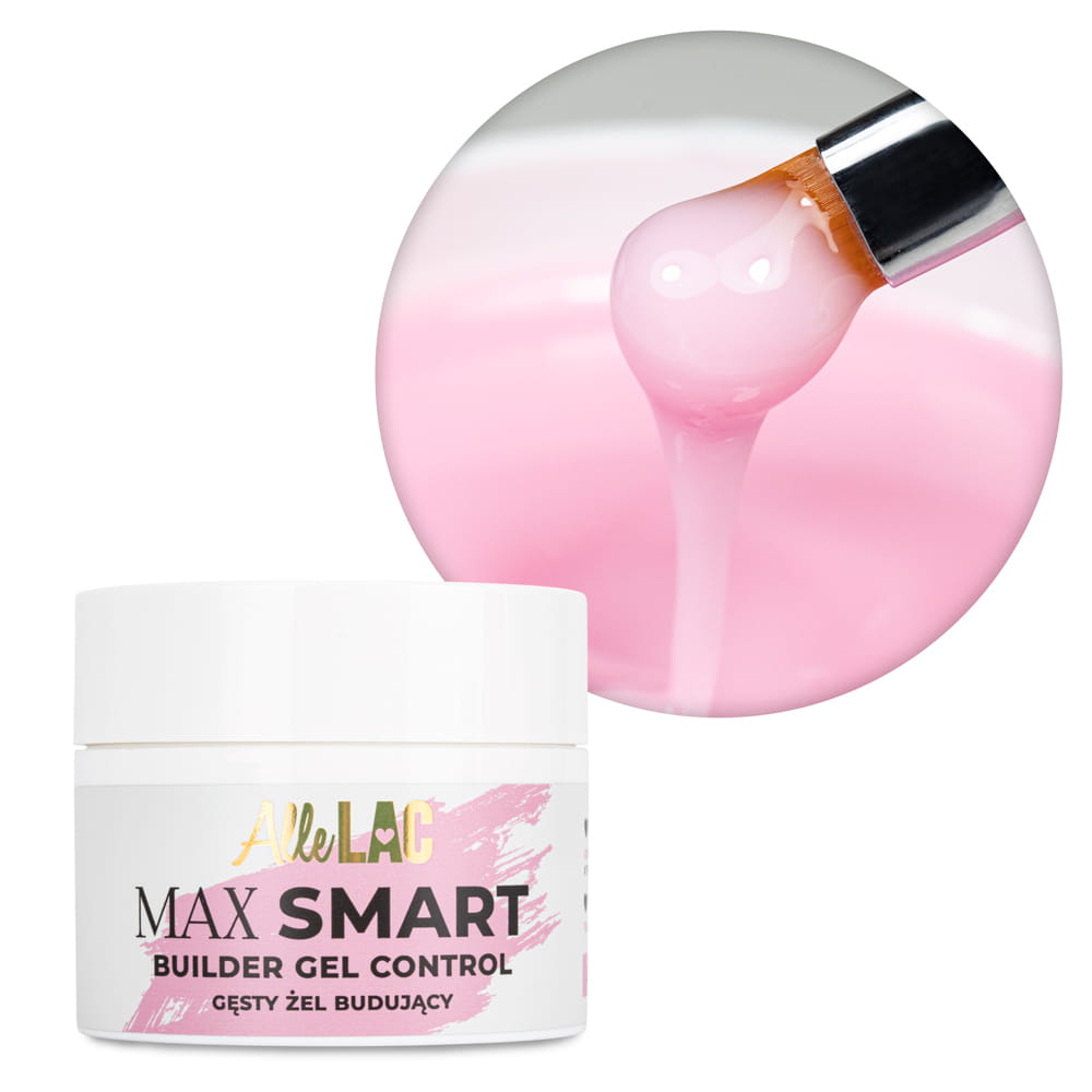 Żel budujący gęsty AlleLac Max Smart Builder Gel Control Sweet Pink 45g