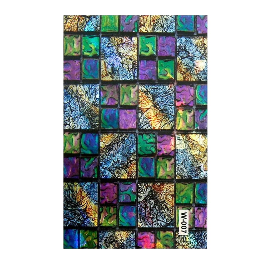 Naklejka do paznokci Laser effect samoprzylepna arkusz 8 cm x 5 cm Nr 290